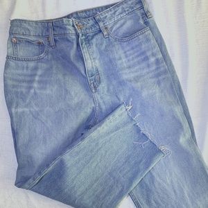 CUT-OFF!  J Crew Classic Straight Jeans CROPPED size 31